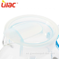 Juego de jarra de agua de vidrio borosilicato transparente lila